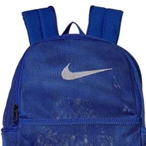 nike mesh backpack blue